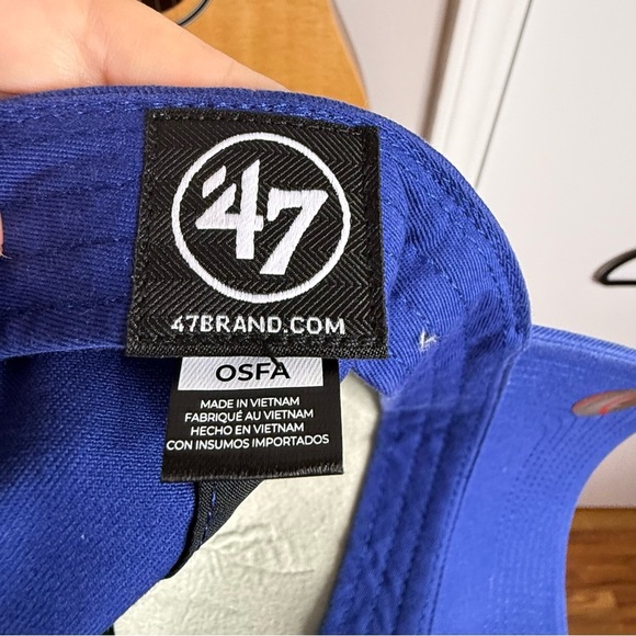 ’47 Brand MLB Los Angeles Dodgers Team Logo Clean Up Hat - New - Picture 5 of 5